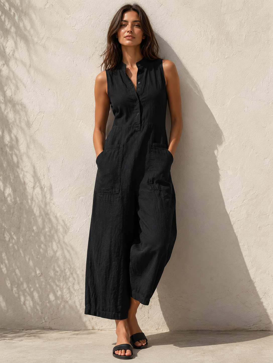 Naomi Sleeveless Jumpsuit