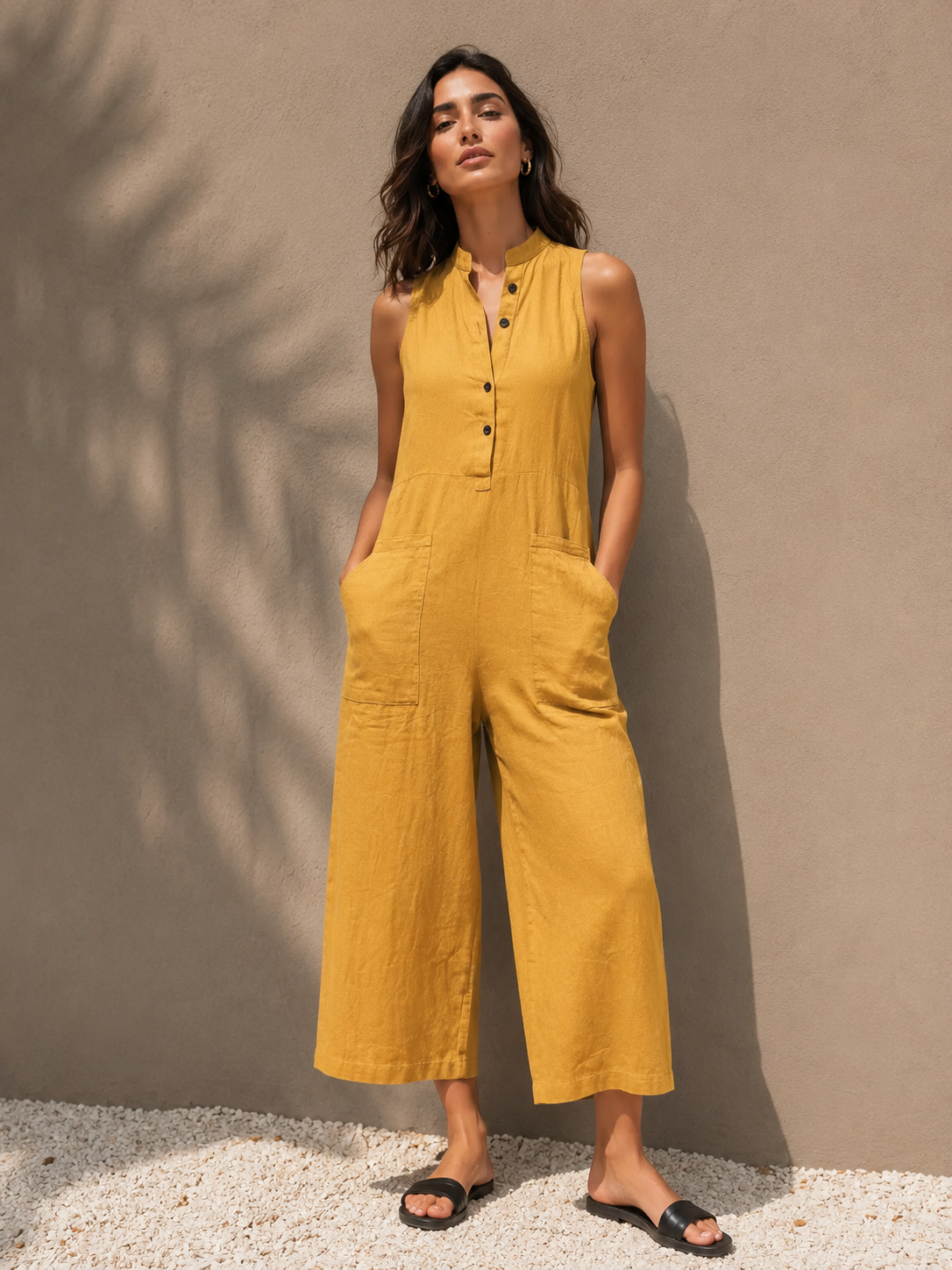 Naomi Sleeveless Jumpsuit