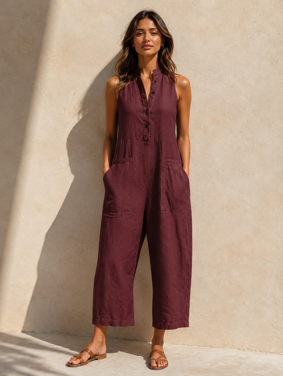 Naomi Sleeveless Jumpsuit