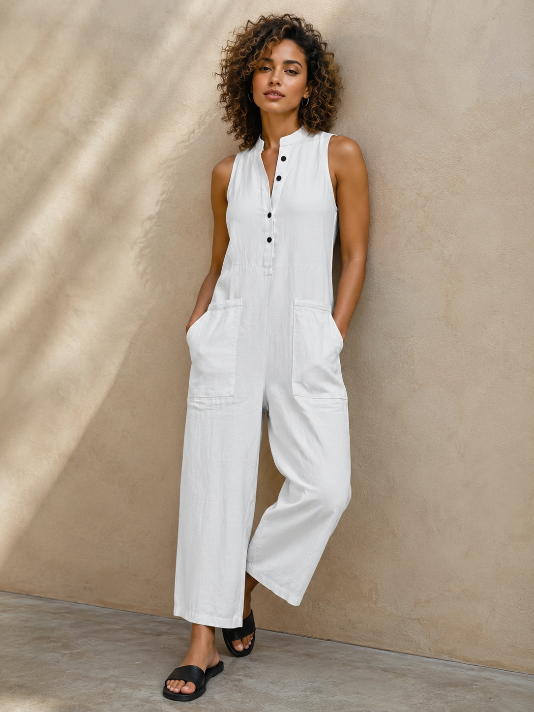 Naomi Sleeveless Jumpsuit