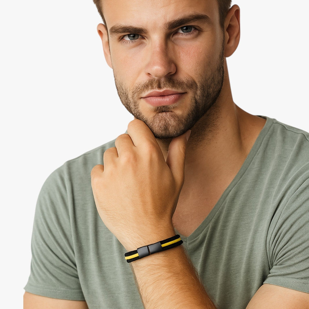 Nautical Rope Bracelet with Knot and Removable Clasp