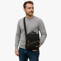 Men's Anti-Theft Travel Messenger Bag with Laptop Space