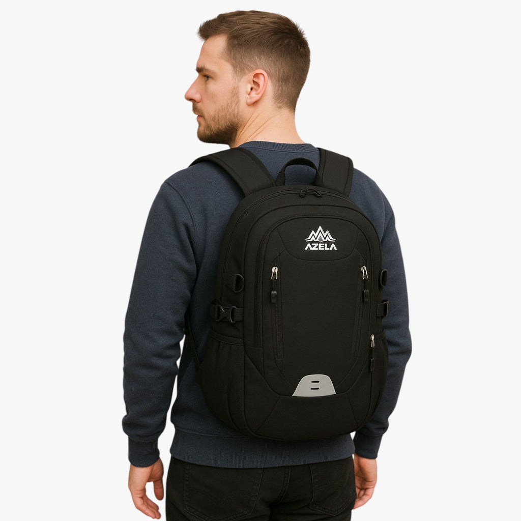 Waterproof Nylon Backpack with Padded Straps for Hiking