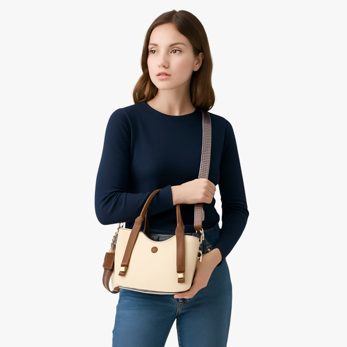 Women's Organised Spacious Designer-Style Handbag