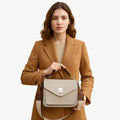 Timeless Smooth Genuine Leather Handbag in Four Colours