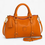 Women's Simple Soft Leather Everyday Handbag