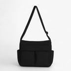 Women's Vintage Canvas Flap-Front Shoulder Bag