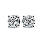 Four-Prong Solitaire Stud Earrings