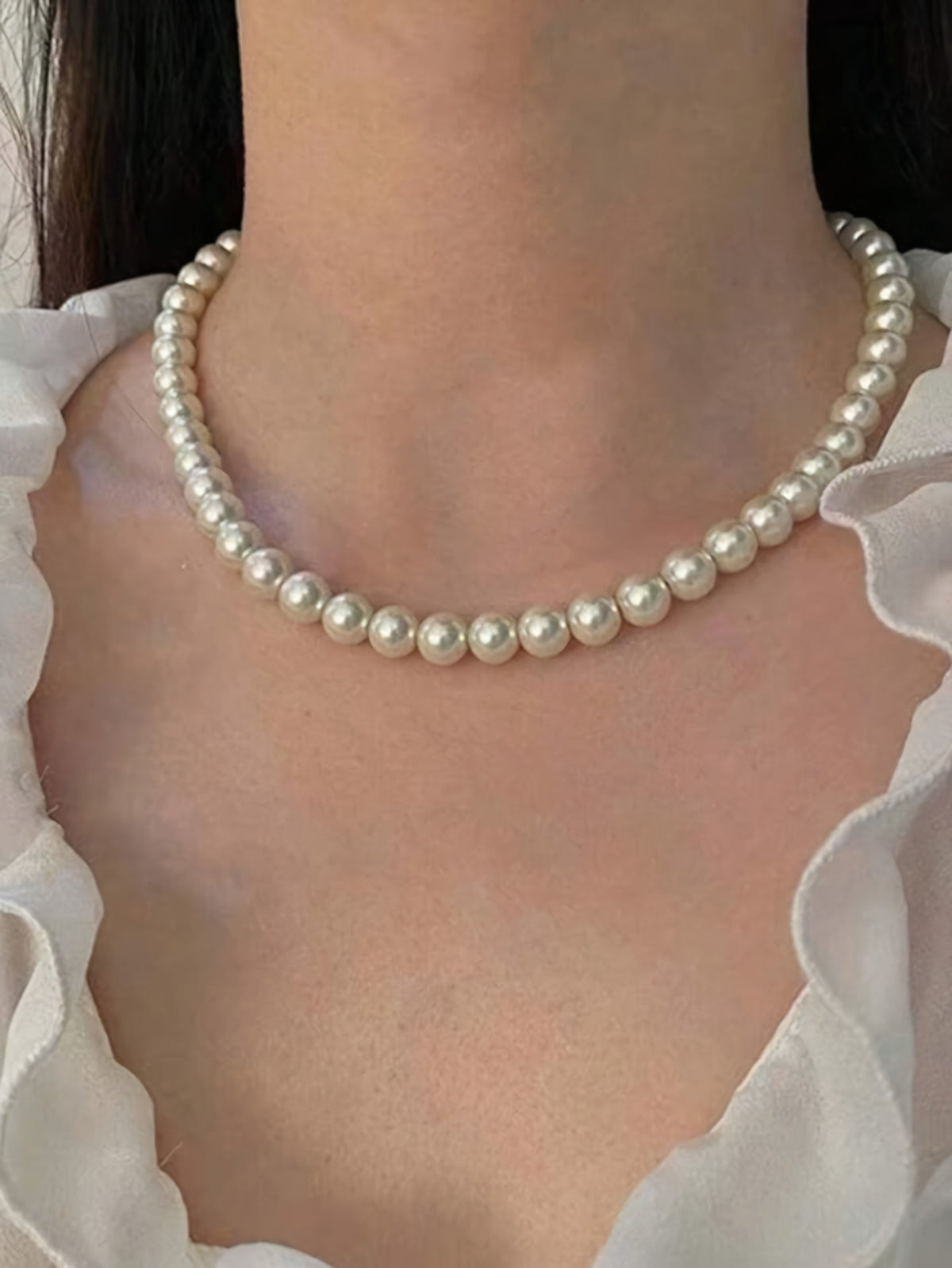 Classic Pearl Strand Necklace