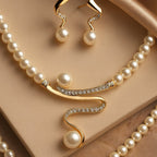 Wave Pearl Jewellery Set