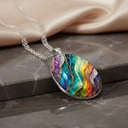 Kleurrijke ketting met ronde stenen