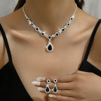 Conjunto de Joias Jardim de Cristal