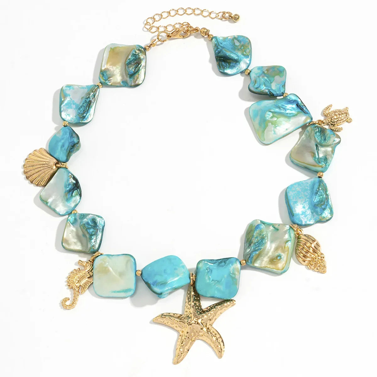 Ocean-Inspired Necklace in Three Colours