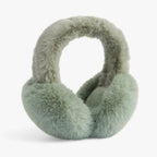 Foldable Faux Fur Ear Muffs with a Soft Fleece Feel