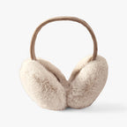 Foldable Faux Fur Ear Muffs with a Soft Fleece Feel