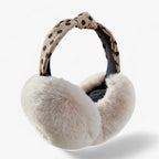 Foldable Faux Fur Ear Muffs with a Soft Fleece Feel