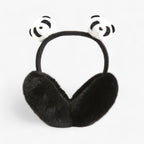 Foldable Faux Fur Ear Muffs with a Soft Fleece Feel
