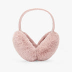 Foldable Faux Fur Ear Muffs with a Soft Fleece Feel