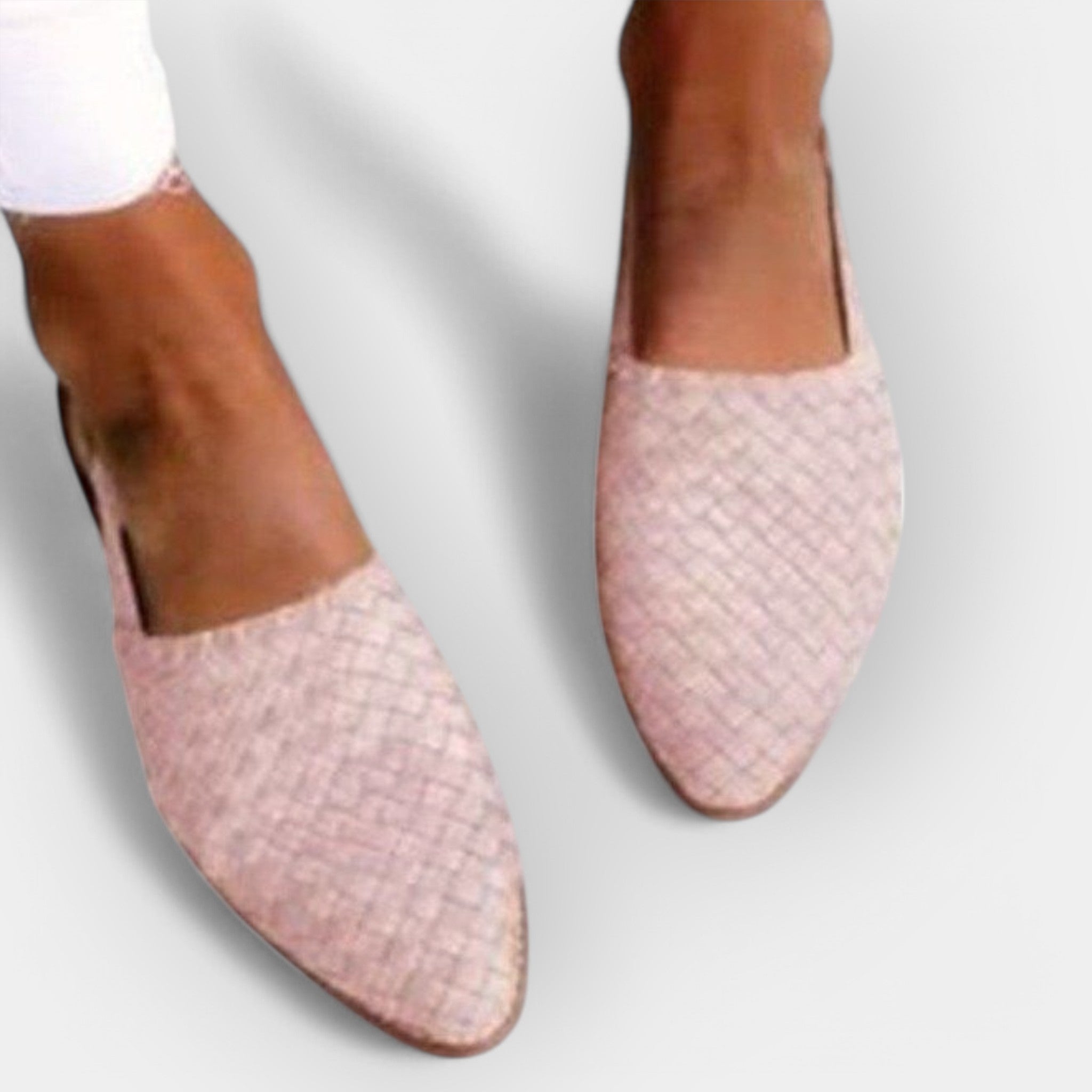 Handgemaakte sandalen van imitatieleer met verstelbare bandjes