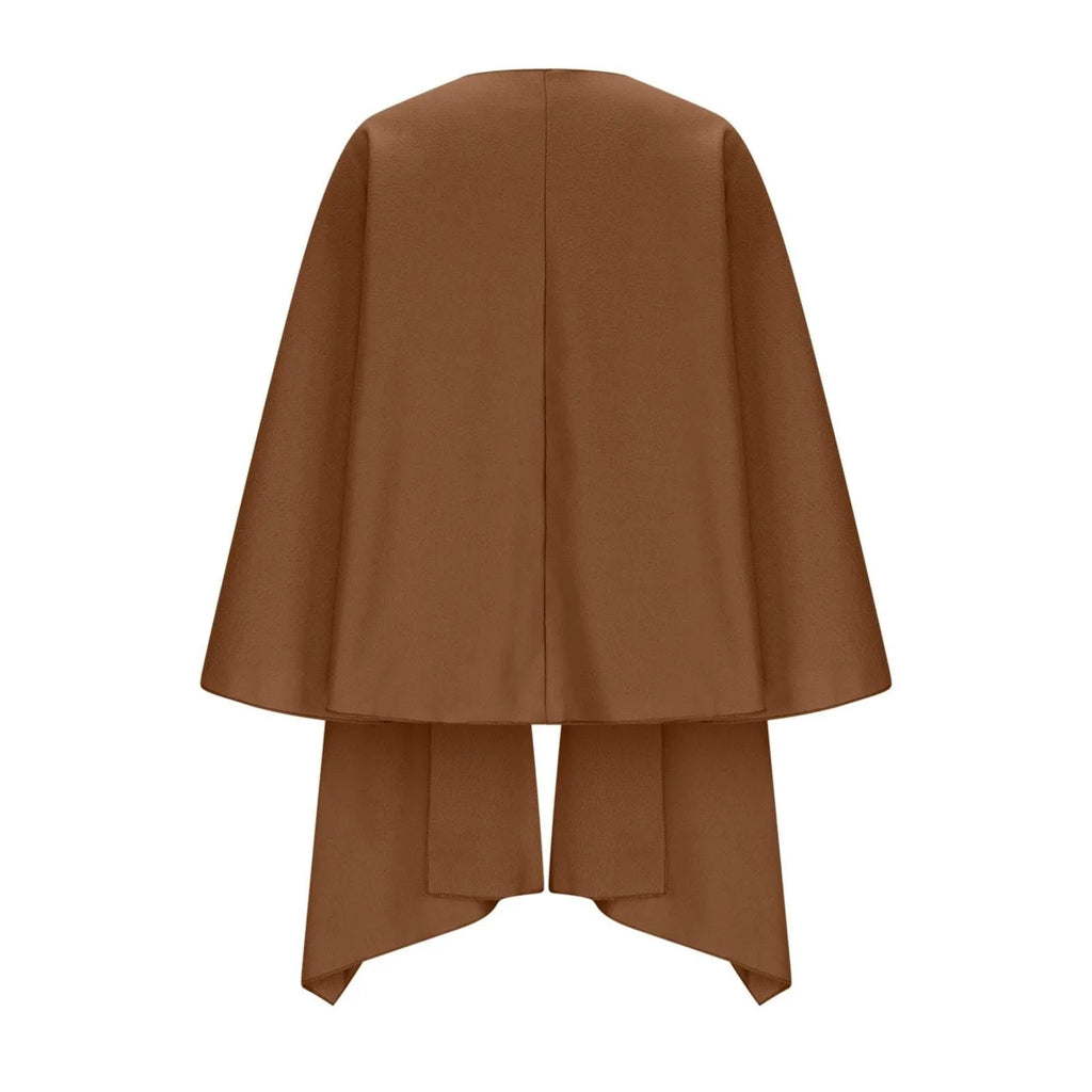 Longline Open-Front Cardigan with Dropped Batwing Sleeves