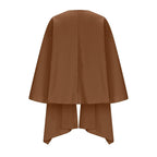 Longline Open-Front Cardigan with Dropped Batwing Sleeves