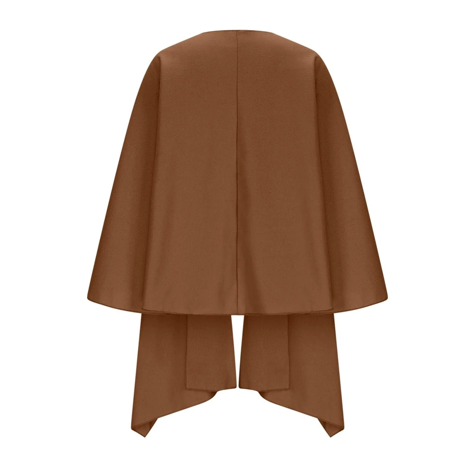 Longline Open-Front Cardigan with Dropped Batwing Sleeves