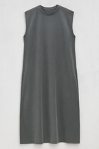 Long Summer Dress with a Side Slit and Working Pockets