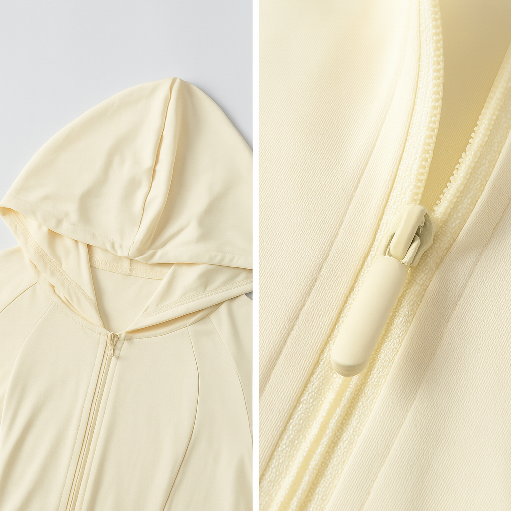 Lightweight UV Protection Jacket with a Matching Sun Hat
