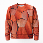 Top met lange mouwen, geometrische print en lichte stof
