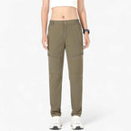 Sneldrogende outdoorbroek met elastische taille en UV-bescherming