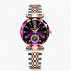 Stainless Steel Watch with Diamond Set Dial and Link Strap