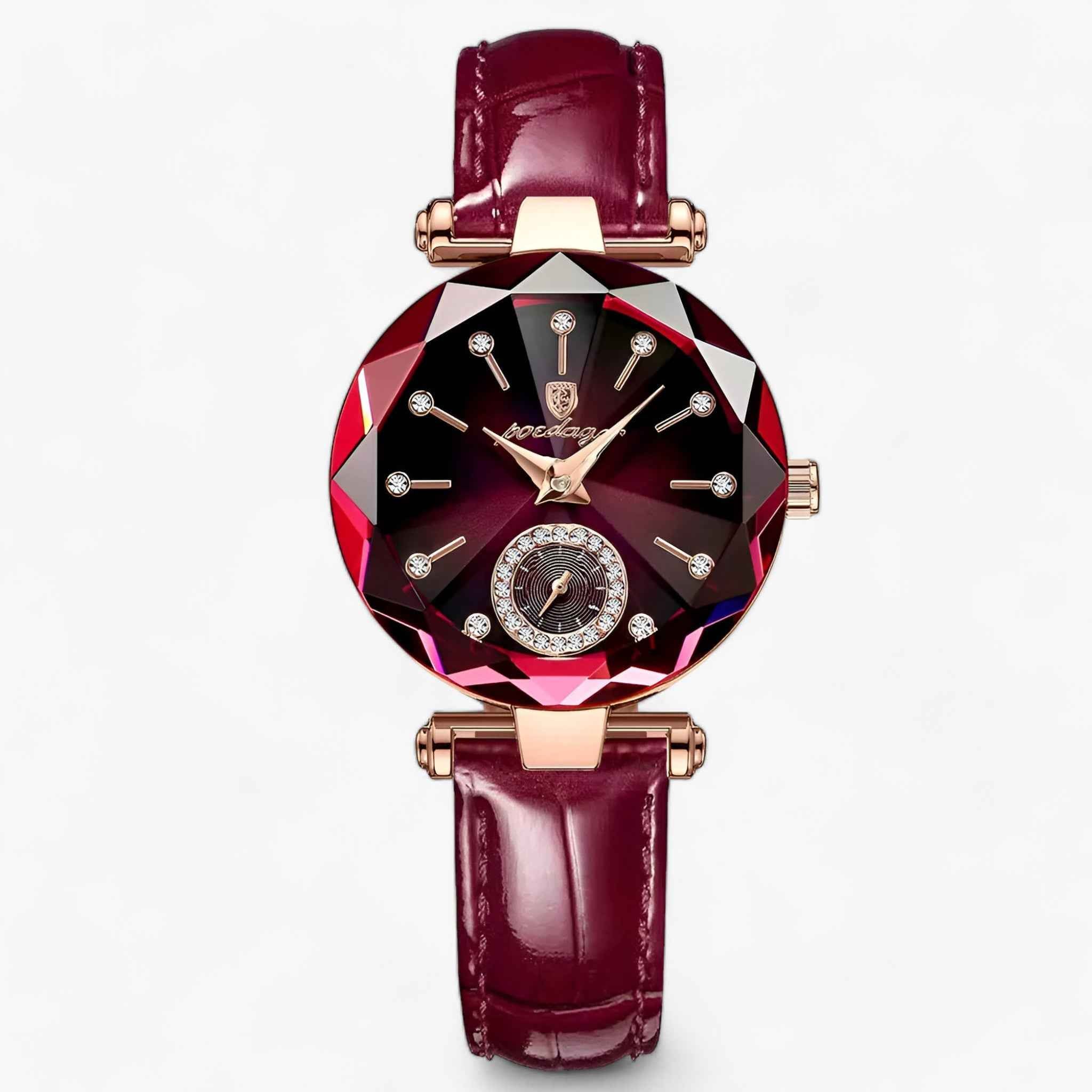Stainless Steel Watch with Diamond Set Dial and Link Strap