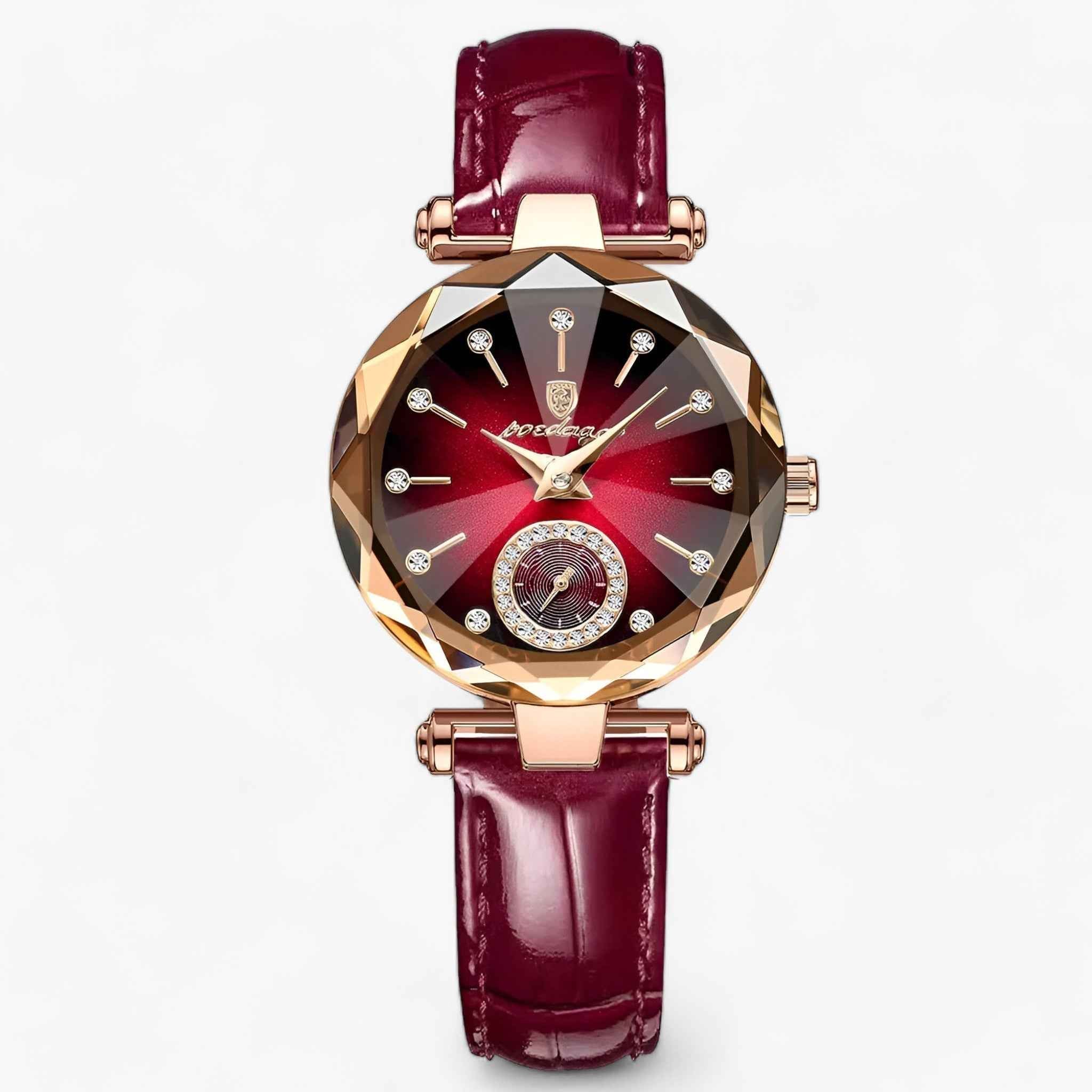 Stainless Steel Watch with Diamond Set Dial and Link Strap