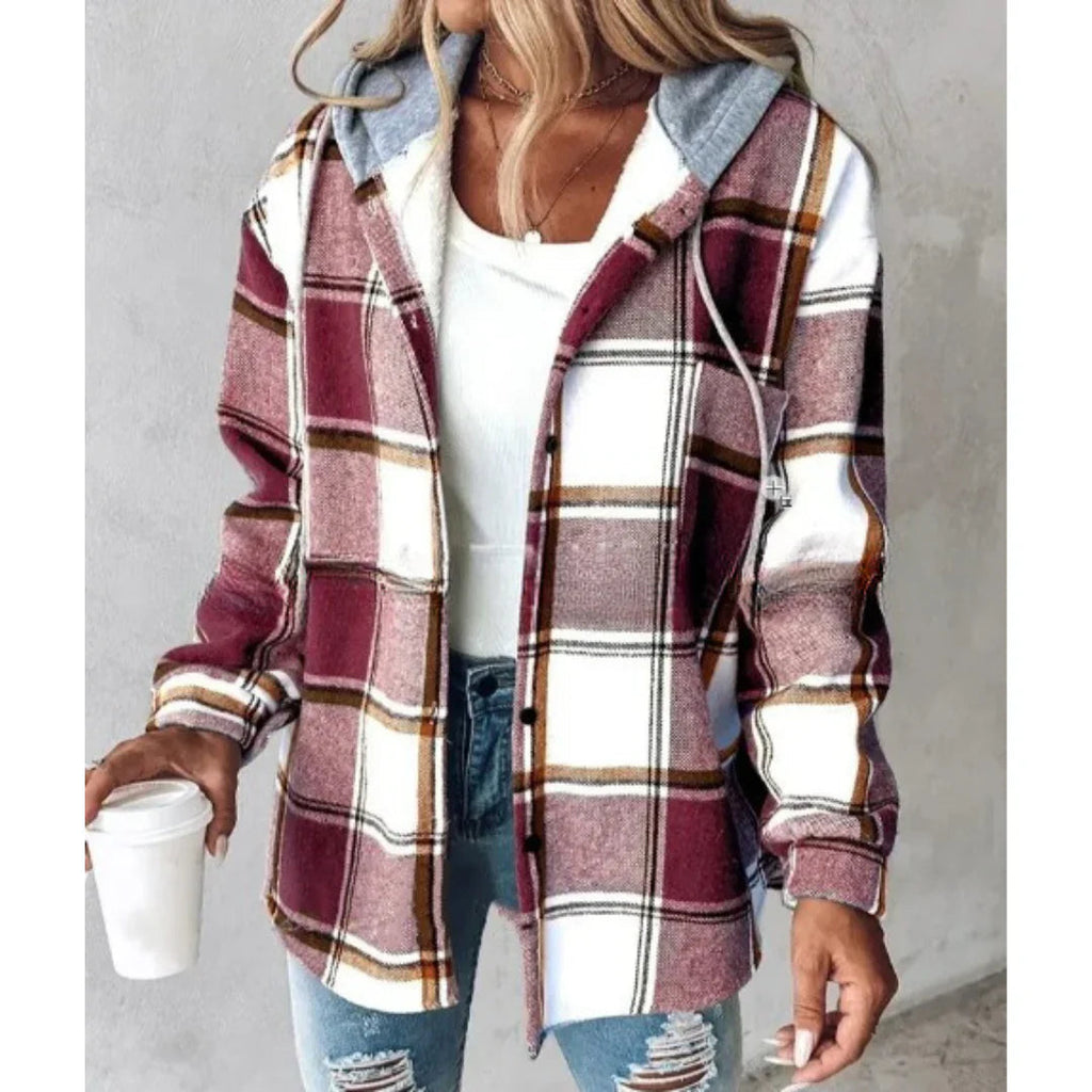 Wind-Resistant Winter Jacket in Durable Polyester Fabric