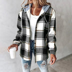 Wind-Resistant Winter Jacket in Durable Polyester Fabric