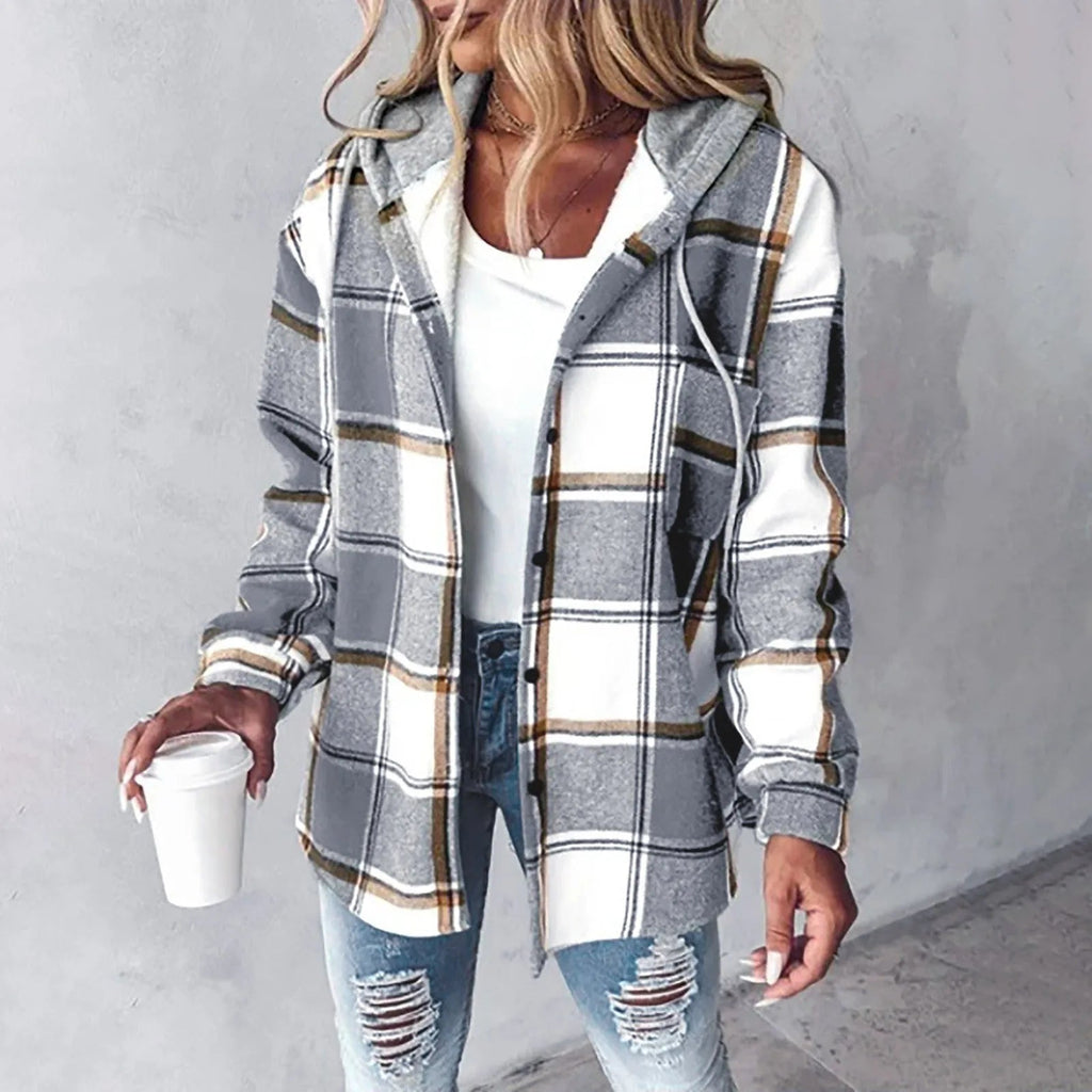Wind-Resistant Winter Jacket in Durable Polyester Fabric