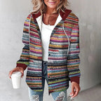 Wind-Resistant Winter Jacket in Durable Polyester Fabric