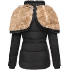 Faux Fur Lined Winter Coat for Cold Weather Layering
