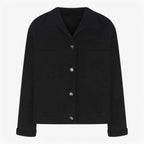 Soft Fleece Half-Zip Jacket with Oversized Fit and Pockets
