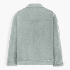 Soft Fleece Half-Zip Jacket with Oversized Fit and Pockets