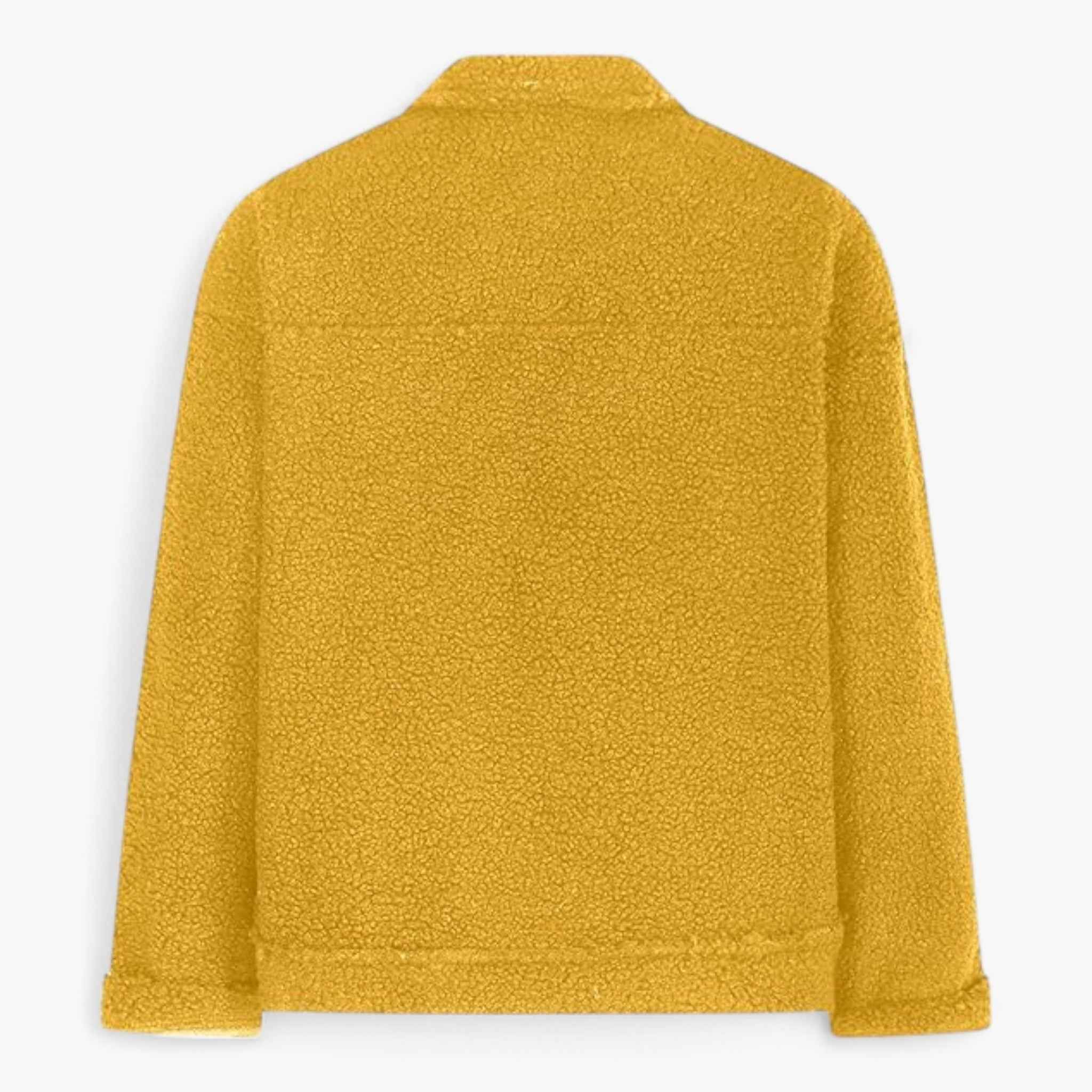 Soft Fleece Half-Zip Jacket with Oversized Fit and Pockets