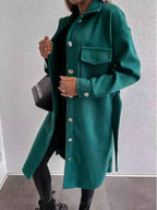 Long Coat with a Simple Silhouette for Everyday Occasions