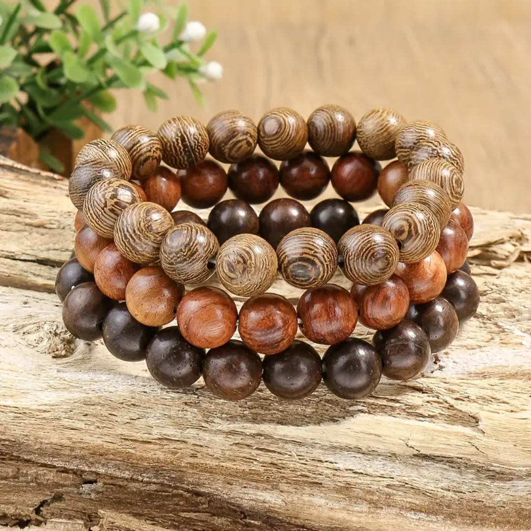 Wood Bead Bracelet