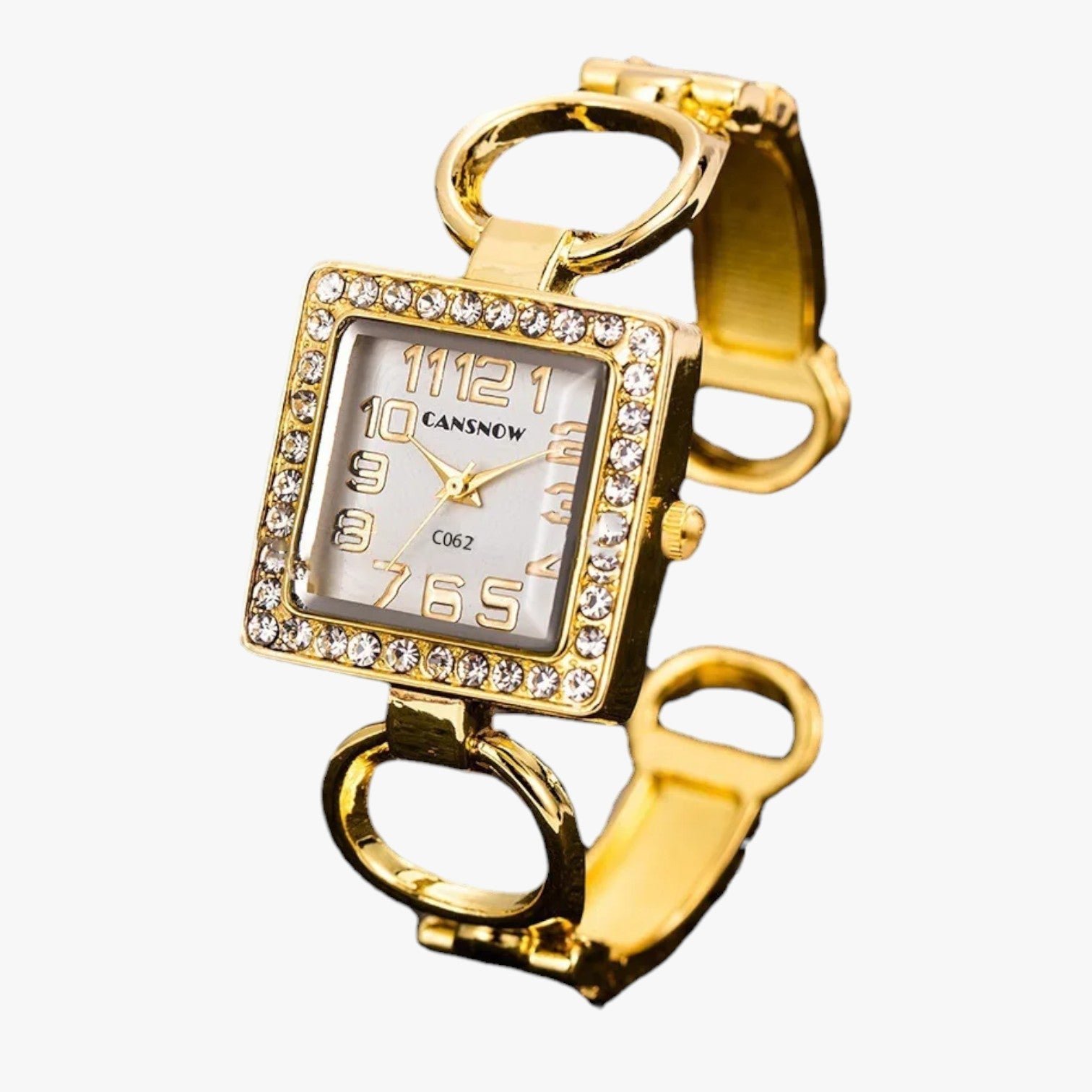 Minimalist Stainless Steel Quartz Watch with Slim Case
