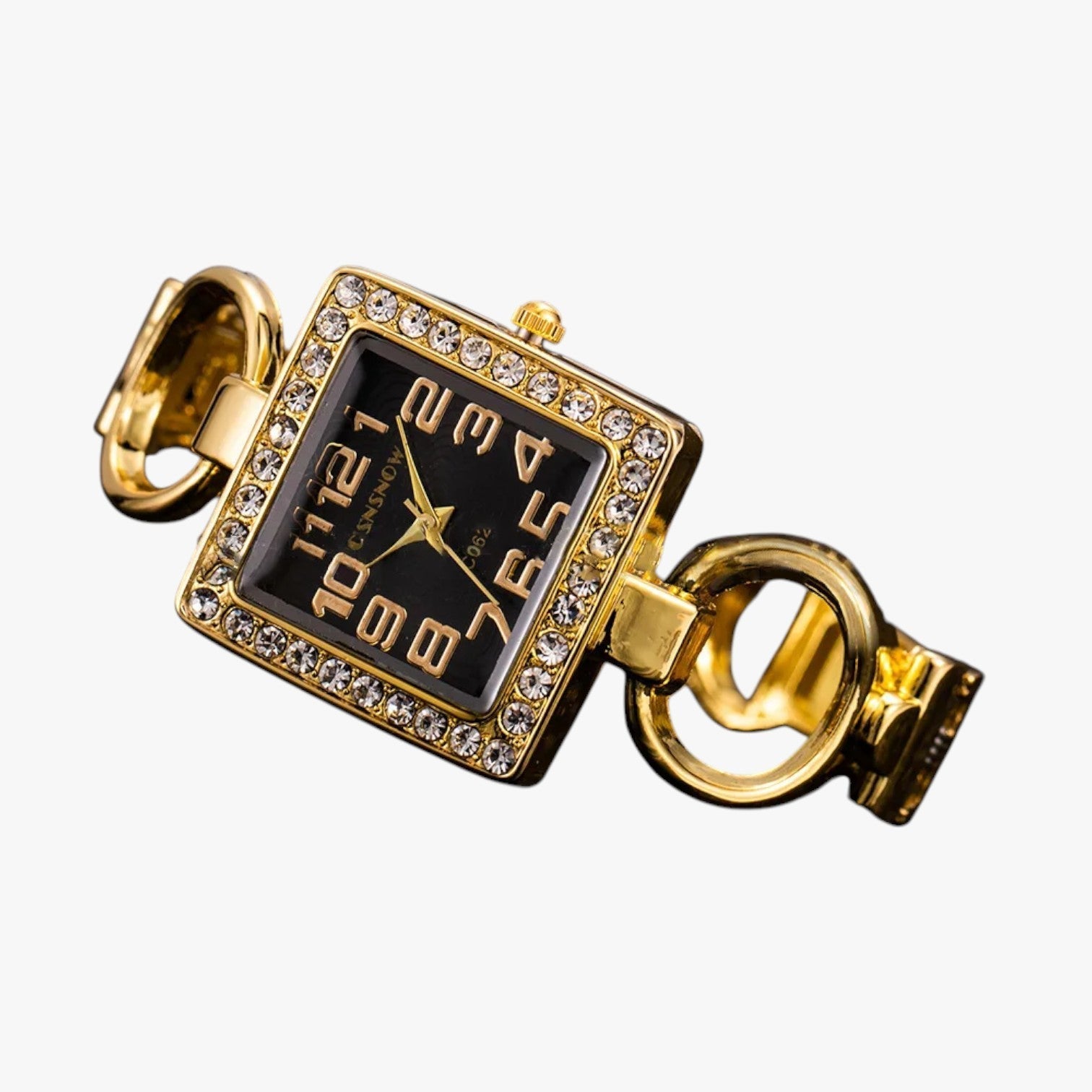 Minimalist Stainless Steel Quartz Watch with Slim Case