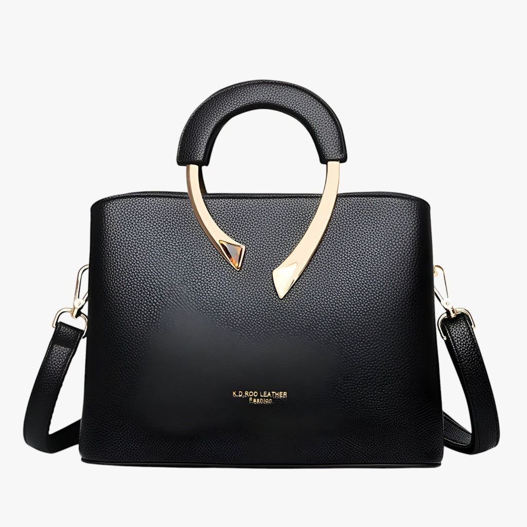 Structured Soft Leather Tote Bag for Work and the City