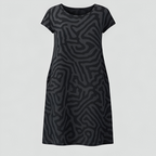 Flowing A-Line Summer Dress with a Comfortable Everyday Cut