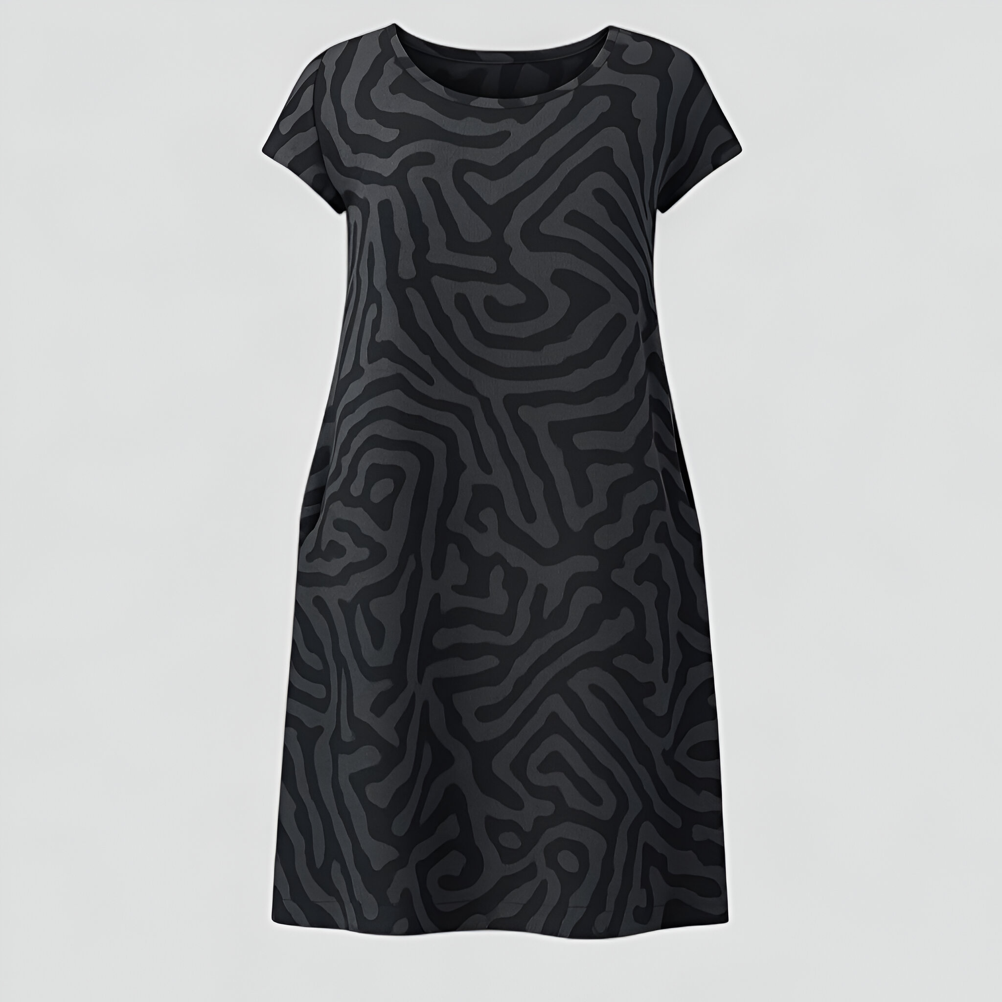 Flowing A-Line Summer Dress with a Comfortable Everyday Cut