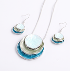 Bohemian drielaagse emaille sieradenset