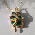Goudkleurige slangenketting